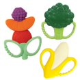 thumbnail image 1 of Juego de 3 Mordedores Lil' Nibbles de Silicone Infantino, Sin BPA, 1 of 8