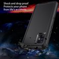 thumbnail image 2 of CZCPP-pour Galaxy A51 5G Étui, Antichoc Antichoc Anti-Poussière Protection Complète 3 Couches Robuste Haute Résistance Étui Rigide pour Samsung Galaxy A51 4g 6.5 Pouces, Noir, 2 of 4
