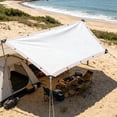 thumbnail image 5 of Eqslft 2x2M Waterproof Camping Tarp Shelter With Protective Layer And Soft Guard, UV Protection Sun Shade Canopy, Outdoor Tent Footprint for Garden, Backpacking & Picnic, 5 of 6