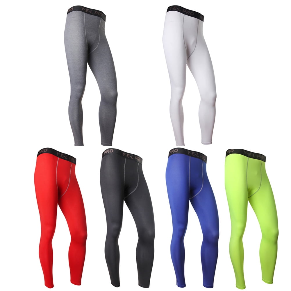 Men COMPRESSION Base Layer Trousers Long Pants Tight Under Skin Sports Bottom by