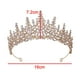 thumbnail image 5 of Tocado, Tiara de aleación de diamantes de piedras preciosas de lujo para cenas y bodas, Tiara para damas de honor, novias y niñas, 5 of 8