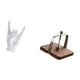 thumbnail image 5 of Escultura creativa de gestos con la mano, con base de madera, ideal para decorar apartamentos, dormitorios, restaurantes y como organizador de pañuelo, 5 of 8