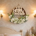 thumbnail image 5 of BiFandian Easter Bunny Wreath, Hanging Artificial Flower Door Sign Decorations, Spring Happy Easter Door Hanger for Farmhouse Porch Wall Fireplace Decor, 5 of 6