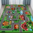 thumbnail image 1 of Kids Carpet Car Play Rug Kids Play Rug for Playroom Play Rugs Town City Road Map Rug Extra Large Boys Kids Car Track Carpet for Playroom Bedroom Living Room ( X CM), 1 of 8