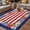 Blue, variant on 4th of July Outdoor Rug for Patio/Deck/Porch, Non-Slip Large Area Rug 4 x 6 Ft, Independence Day Red Blue Poppy Flower Stripe Indoor Outdoor Rugs Washable Area Rugs, Camping Rug Carpet Runner