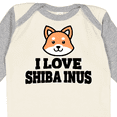 thumbnail image 4 of Inktastic I Love Shiba Inus Boys or Girls Long Sleeve Baby Bodysuit, 4 of 5