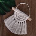 thumbnail image 4 of 1 PC Mini Macrame Wall Hanging Cute Macrame Ornaments Decor Handmade Woven Tapestry Tassel Boho Art Woven Decor for Apartment Room Home Office Decoration Gifts, 4 of 5