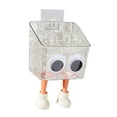thumbnail image 2 of Luzkey Shower Storage Basket Home Decor Strong Waterproof Lightweight Rack Organizer Bin Smooth Wall Shelf for Bathroom Kitchen Dorm Medium with Eyes Leg, 2 of 7