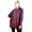 RED, variant on Shawl Wrap with Stripes Print, Brown, 1-Piece  - SF-RUM08BN