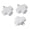 White, variant on Maximm 3-Prong Wall Outlet Adapter Splitter, Heavy Duty 3-Way Electrical Multi-Plug Tap, Grey, 3-Pack