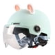 thumbnail image 4 of Casco de ciclomotor shamjiam con visera solar verde Sombrero de choque, 4 of 8