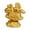 golden, variant on Mini Horse Figurine Mascot Doll Horse Statue Lifelike Resin Ornament for Holiday Gift Home Collection