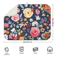thumbnail image 2 of Microfibre Drying Mat for Kitchen Pioneer Dish Drying Drainer Mat Absorbent Colorful Floral Drying Mat Washing Up for Glass, Plate & Cup 18inch X 24inch, 2 of 5