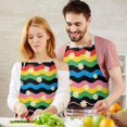 thumbnail image 3 of Pioneer Flower Floral Print Pattern Apron for Women and Men, Cotton Linen Waterproof with Pockets, Adjustable, 33x27 Inch for Kitchen, Gardening, BBQ, Salon, 3 of 6