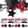 thumbnail image 1 of OULII 1 Set of Centerpiece Table Decorations Graduation Red Paper for Party Scene Layout, 1 of 8