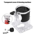 thumbnail image 6 of Trimmer Base Woodworking Trimmer Router Transparent Plastic Base Power Tool Protective Accessory Hand Tools, 6 of 8