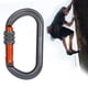 thumbnail image 4 of Mosquetones de escalada de resistencia, mosquetones de escalada en roca con bloqueo 25KN, clips para hamacas, columpio, correa y arnés de bloqueo O Tornillo de bloqueo, 4 of 8