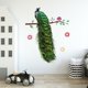 thumbnail image 3 of sweethay Adhesivo de pared para el hogar, diseño de escena interior, adorno de habitación DIY, accesorios de calcomanía de animales de PVC vívidos Decoración del hogar sweethay HA074987-00, 3 of 6