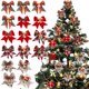 thumbnail image 5 of Paquete de 8 lazos navideños con campanas, para decoración navideña, decoración del hogar, decoración del árbol de Navidad Zhivalor CPB-SSW253-3, 5 of 5