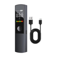 thumbnail image 1 of Home Breathalyzer for Alcohol Portable Alcohol Breath Analyzer USB Rechargeable Contactless Instruments,1 * Alcohol Analyzer 1 * Data cable,Black, 1 of 9