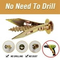 50Pcs Upgraded SelfDrilling Wall Anchor Screws, Premium Drywall Anchor