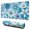 Pioneer Flower Floral-1, variant on Long Mouse Pads for Desk,Pioneer Flower Floral Print Pattern Desk Mats on Top Of Desks, Desk Mouse Pad Extra Large with 3mm Non-Slip Base and Stitched Edge for Gaming,Office,Work,Home 31.5"x11.8"