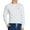 White, variant on Men's Speedo 7748221 Easy Regular Fit Long Sleeve Swim Shirt (White M)