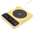 thumbnail image 2 of Electric Cup Warmer, Desk Cup Warmer Widely Used US Plug 110-120V 9 Mode  For Cafe Yellow, 2 of 8