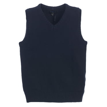 French Toast Boys School Uniform V-Neck Sweater Vest (Little Boys & Big ...