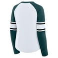 thumbnail image 3 of Women's Fanatics White Philadelphia Eagles Plus Size Redzone Lace Up Long Sleeve T-Shirt, 3 of 3