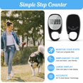thumbnail image 2 of Podómetro TAZUZFLA Simple Step Tracker para caminar, 2 of 7