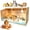 wood color, variant on Chicken Brooder Box for Chicks & Quail, Small Chicken Coop Starter Kit | With Feeder, Waterer, 5 Pads, Adj Temp, for Quail & Chicks - chick brooder & chicken supplies. 31.5x15.8x15.8in