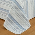 thumbnail image 3 of Market & Place Sofia Reversible Lightweight Modern Striped Quilt Set, 3 of 5