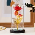 thumbnail image 2 of 2 Rosas en Cúpula de Cristal, Decoración inconfundible para de Rosas Eternas para Regalos ., 2 of 9