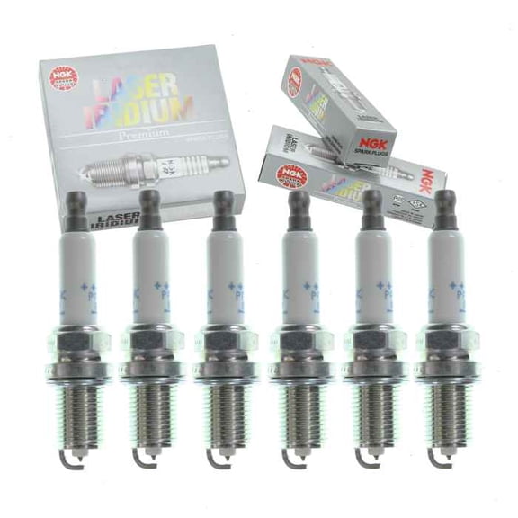 6 pc NGK Laser Iridium Spark Plugs compatible with Nissan NV3500 4.0L V6 2012-2020