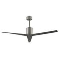 thumbnail image 3 of Eliza 3-blade paddle fan in Brushed Nickel finish with brushed nickel all-weather ABS blades. Optimized for wet locations., 3 of 7