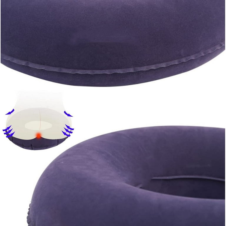 TRIANU Donut Pillow, Hemorrhoid Seat Cushion for Office Chair, Premium  Memory Foam Chair Cushion, Sciatica Pillow for Sitting Tailbone Pain Car Seat  Cushions, Blue 