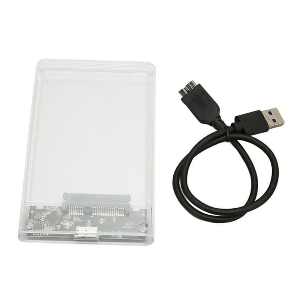 Hard Drive Case,2.5in Transparent HDD Enclosure Transparent HDD Enclosure SSD Enclosure Best in its Class