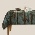thumbnail image 3 of Square Tablecloth 60x60 Inch, Rustic Old Barn Wood Polyester Table Cloth for Parties Decorative Waterproof Farmhouse Oil-Proof Fabric Farmhouse Table Covers for Kitchen Dinning Indoor Room, 3 of 6