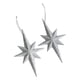 thumbnail image 2 of 2 colgantes de estrellas con purpurina navideña para decoración navideña, regalo de fiesta, delicados colgantes Plata, 2 of 9