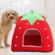 thumbnail image 2 of Casa para Casa para Casa Fresas Casa para Gatos Casa para Conejos Rojo (Rojo) (XL), 2 of 9