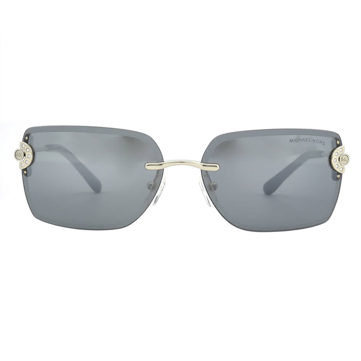 Michael Kors Empire Brown Solid Oval Ladies Sunglasses MK2192 