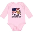 thumbnail image 3 of Inktastic Military Daddy Always My Hero Boys or Girls Long Sleeve Baby Bodysuit, 3 of 5