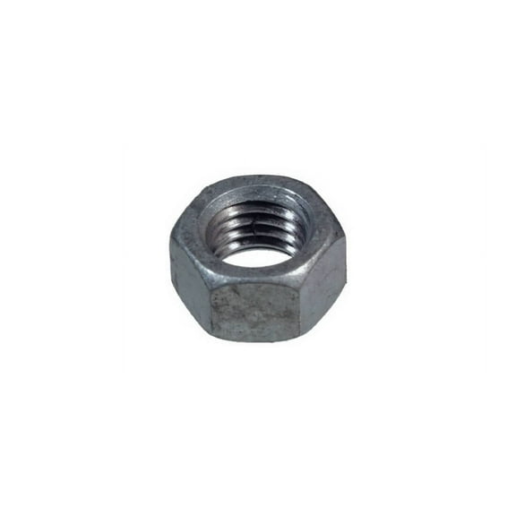Hillman 810509 0.37-16 in. Coarse Galvanized Hex Nuts, Zinc - Pack of 100