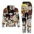 thumbnail image 2 of The Loud House Sweatshirt & Sweatpants Tracksuit Sets Printed Casual Pullover Hoodie & Pants Set XL, 2 of 9