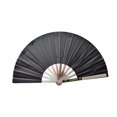 thumbnail image 2 of Abanico de mano plegable de acero inoxidable para cosplay, ideal para fiestas. negro, 2 of 9