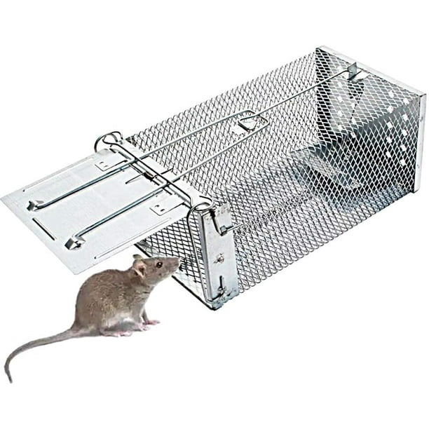 1 trampa para ratones, trampas para ratas, veneno para ratas, captura y liberación de ratas, ratones, roedores y plagas de tamaño similar, seguro y eficaz, para interiores y exteriores ER