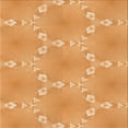 thumbnail image 1 of Ahgly Company Machine Washable Indoor Square Transitional Neon Orange Area Rugs, 4' Square, 1 of 7