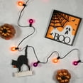thumbnail image 2 of Northlight G40 Globe Halloween Lights - Orange and Purple - 9' Black Wire - 10ct, 2 of 6