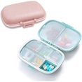 thumbnail image 1 of 2pcs Travel Pill Organizer Box Moisture Proof Small Pill Case Portable Pill Box Vitamin Moisture Proof Container, 1 of 5